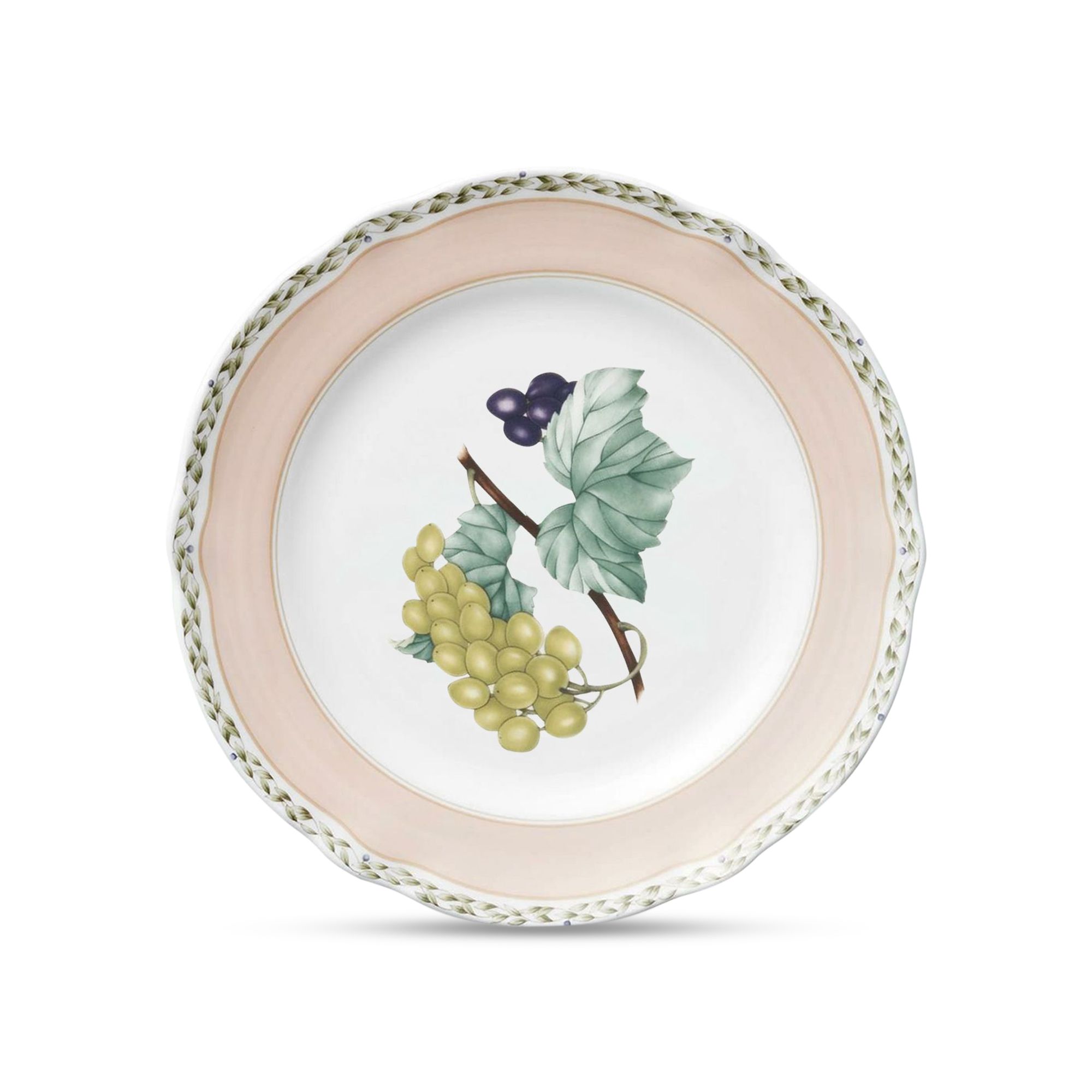 Đĩa tròn cỡ vừa màu hồng Noritake Orchard Garden 22cm