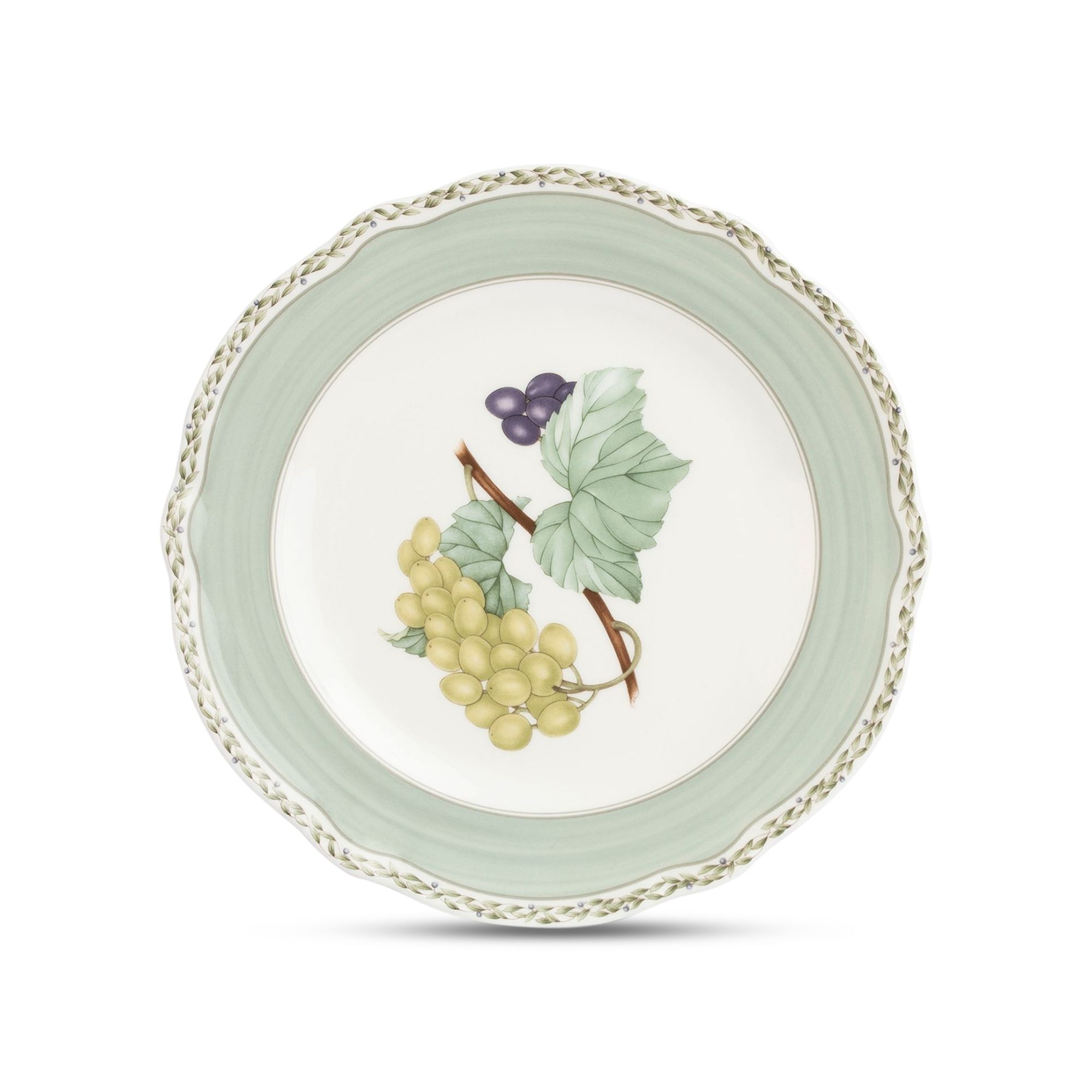 Đĩa tròn cỡ vừa màu xanh Noritake Orchard Garden 22cm