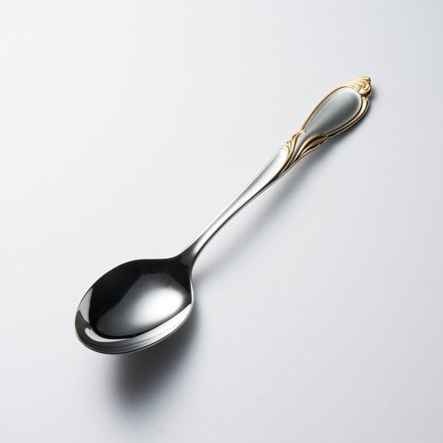 Thìa dessert (mạ vàng) Yamazaki Cache G/A 18,3cm