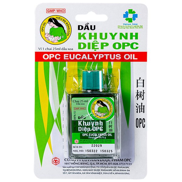nhathuocvietnhat.vn-Dầu Khuynh Diệp OPC phòng và trị cảm cúm, sổ mũi, nghẹt mũi (25ml)