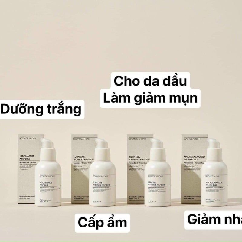 Tinh Chất Trắng Da Boom De Ah Dah Niacinamide Ampoule 50ml