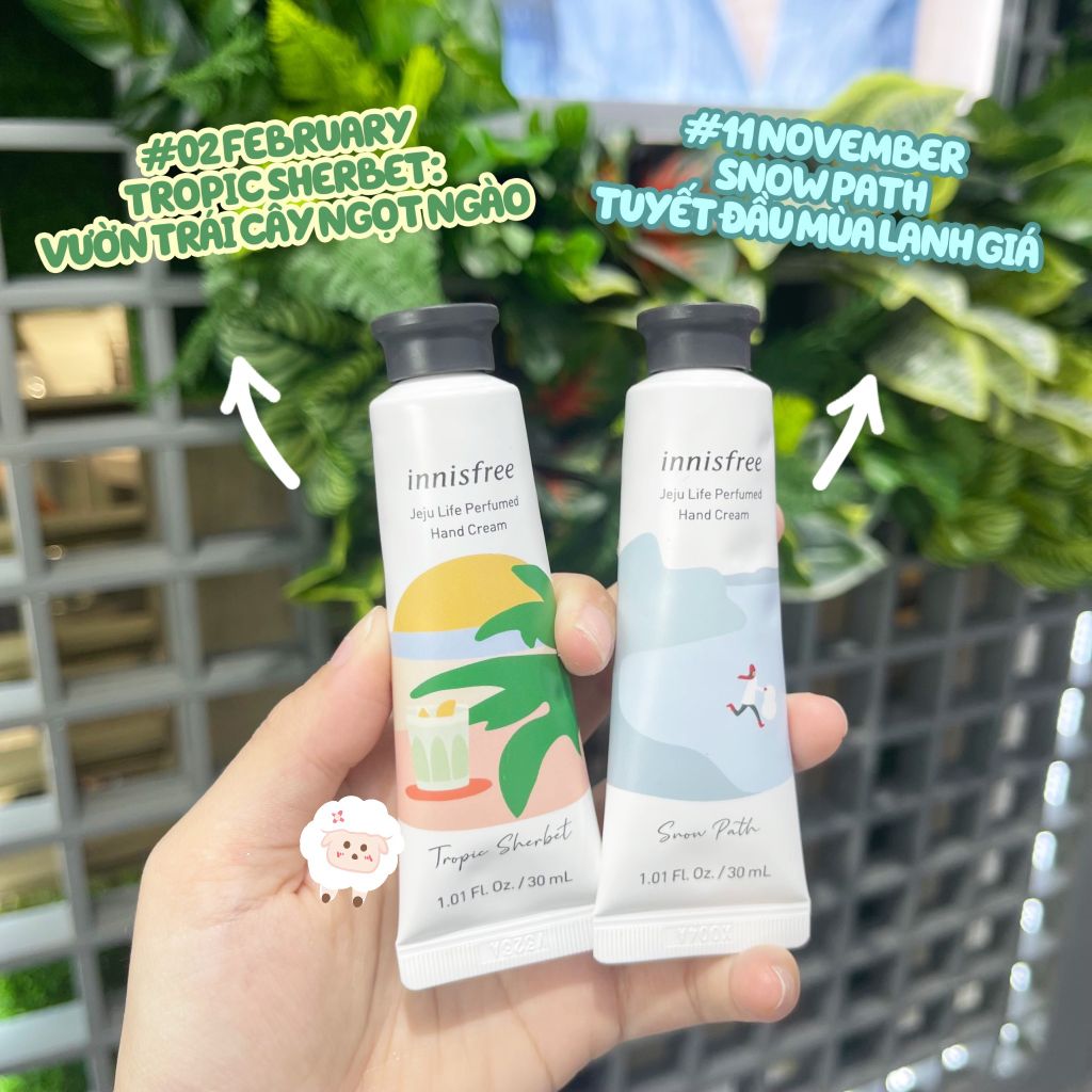 Kem Dưỡng Da Tay Innisfree Jeju Life Perfumed Hand Cream 30ml