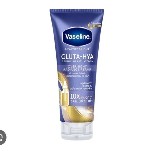 Vaseline - Gluta-Hyal 300ml #Overnight Radiance Repair (Xanh)