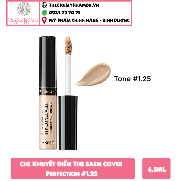 Che Khuyết Điểm The Saem Cover Perfection #1.25