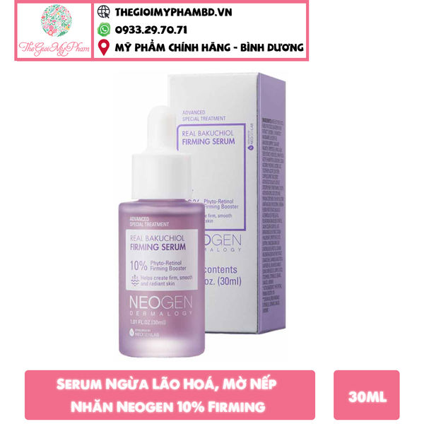 Serum Neogen Dermalogy Real Bakuchiol Ngừa Lão Hoá, Mờ Nếp Nhăn 30ml