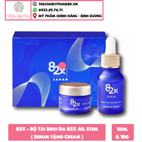 82X - Bộ Tái Sinh Da 82X AIl Stem 10ml & 10g SALE 1980k > 890k