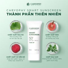 Kem Chống Nắng Caryophy Smart Sunscreen Tone Up SPF50+ PA+++ 50ml