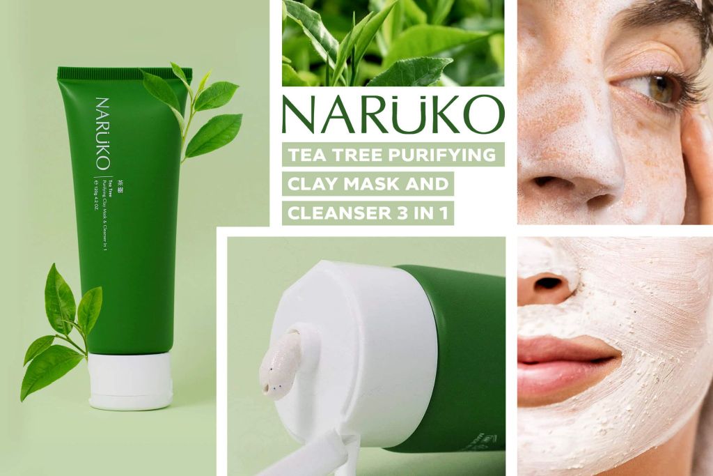 SRM Naruko Tea Tree Clay Mask & Cleanser (120g)