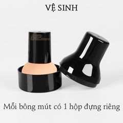 Mút Tán Kem Nền Có Cán Cầm Tay