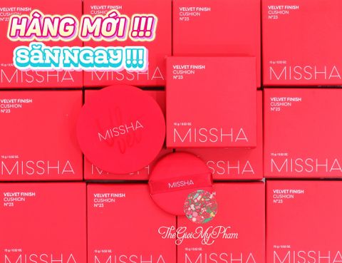 Cushion Missha Velvet Finish #23 (Đỏ)