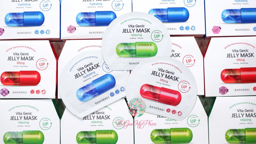 Mặt Nạ Banobagi Vita Genic Jelly Mask 30g #Vitamin E (Xanh Dương)