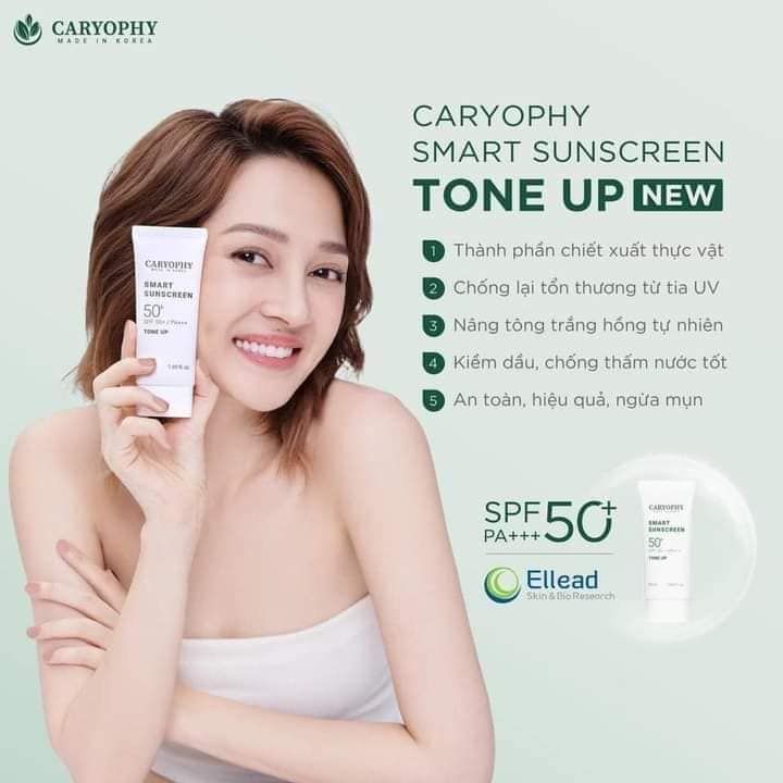 Kem Chống Nắng Caryophy Smart Sunscreen Tone Up SPF50+ PA+++ 50ml