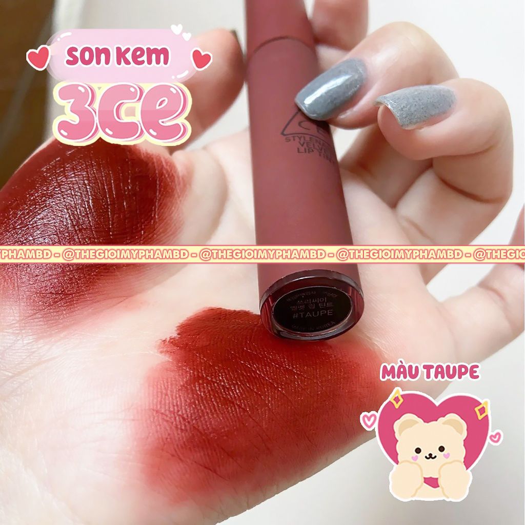 Son 3CE Velvet Lip Tint #Taupe