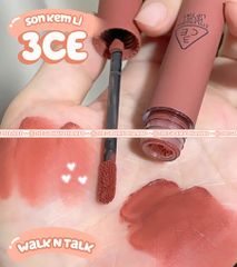 Son 3CE Velvet Lip Tint #Walk N Talk ( Ko tđ )