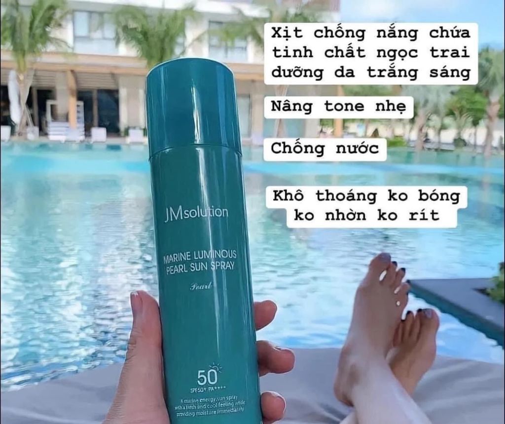 Xịt chống nắng JMsolution #Pearl 180ml