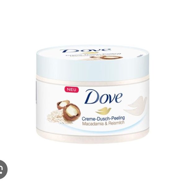 Kem Tẩy Da Chết Body DOVE 225ml #Gạo & Maca (Bản Đức)