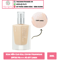 Kem Nền Clio Kill Cover Founwear Foundation SPF30 PA+++ 38g #3-BY Linen - Da Trắng