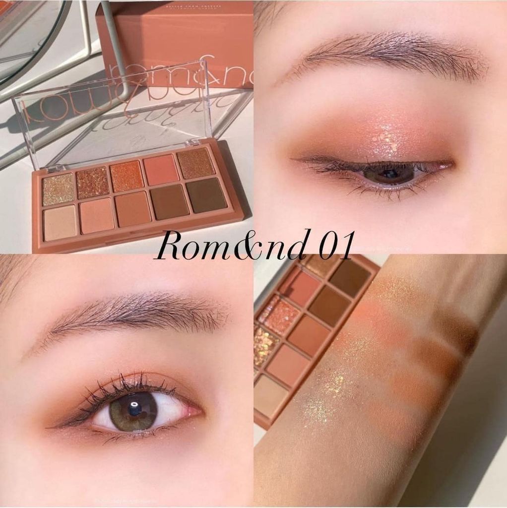 Phấn Mắt 10 Ô Rom&nd Better Than Palette #01 Pampas Garden