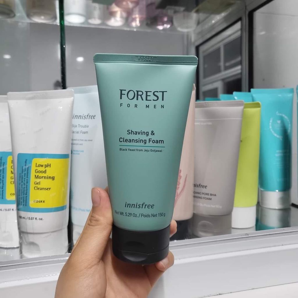 Sữa Rửa Mặt Cho Nam Innisfree Forest For Men Shaving & Cleansing Foam 150ml