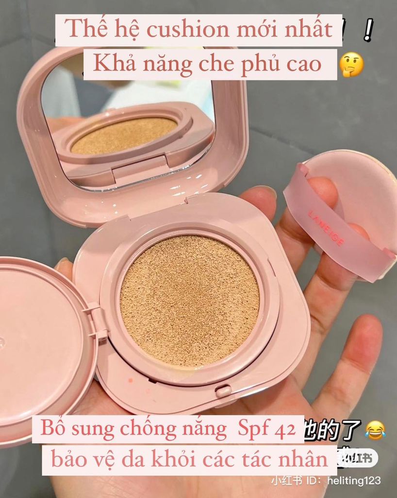 [KTD] Phấn Nước Laneige Neo Glow Cushion SPF50 PA+++ 15g #23N Sand (Kèm 1 lõi) - Da tự nhiên