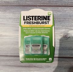 Miếng Ngậm Thơm Miệng Listerine Freshburst (72 miếng)