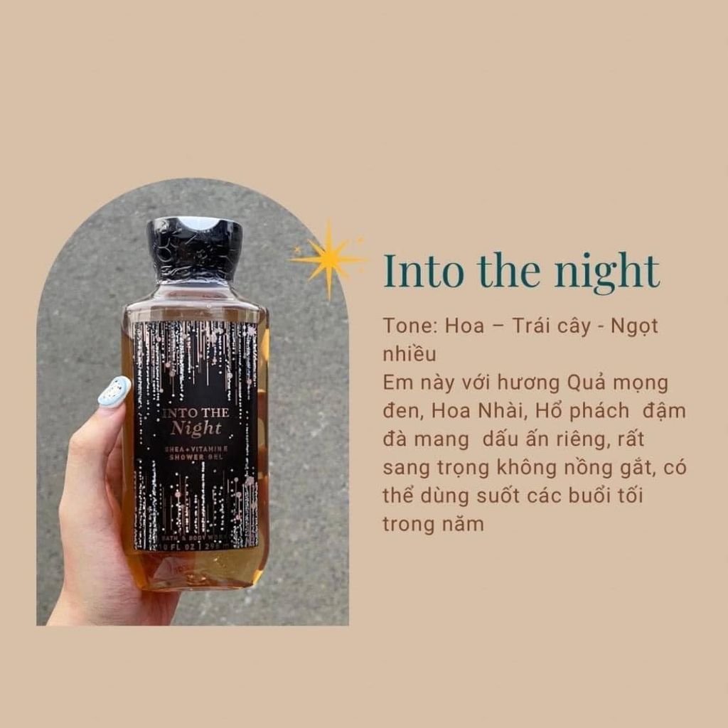 BBW - Gel Tắm 295ml #Into The Night