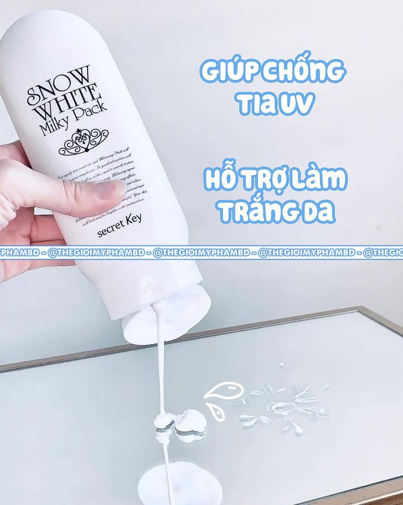 Ủ trắng Snow White Milky Pack