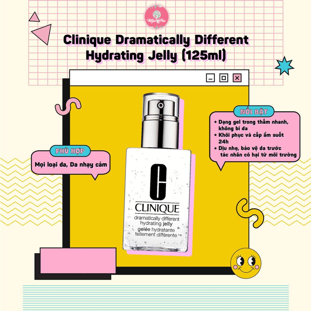 Gel Dưỡng Clinique Dramatically Different Hydrating Jelly Anti-Pollution (125ml)