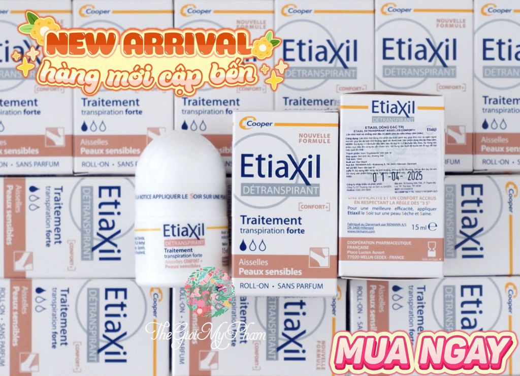 Lăn Khử Mùi Đặc Trị Etiaxil 15ml ( Hộp nâu-Mới)