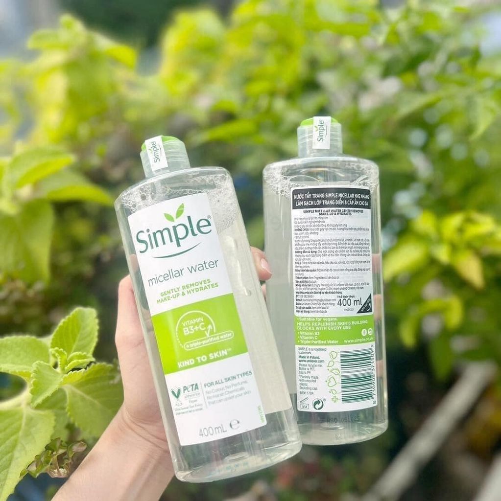 Tẩy Trang Simple Kind To Skin 400ml