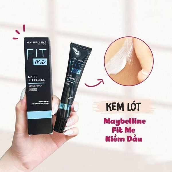 Kem Lót Kiềm Dầu Maybelline Fit Me Matte + Poreless Primer Normal To Oily SPF 20