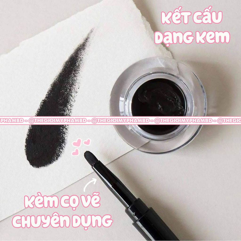 Kẻ Mắt Tony Moly Back Gel Eyeliner Long Brush #1 Black