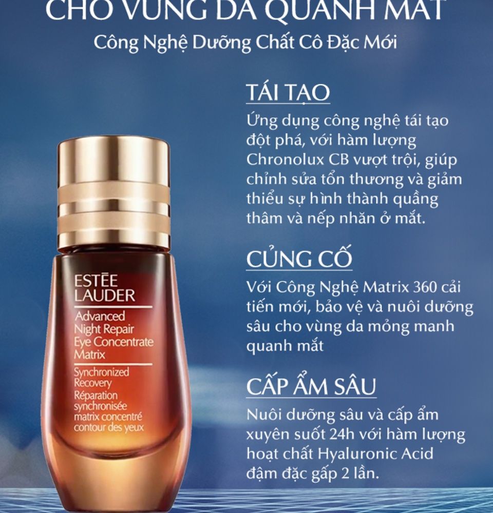 Serum Dưỡng Da Mắt Estee Lauder Eye Concentrate Matrix 5ml (Ko Hộp)