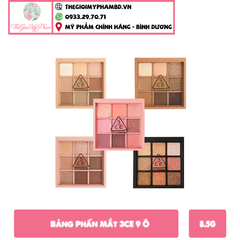 Bảng Phấn Mắt 9 Màu Dạng Nhũ 3CE Multi Eye Color Palette #All Nighter -ko tđ