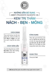 Nuwhite - Kem trị thâm Nách/Bẹn/Mông H6 5ml USA