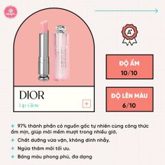 Dior - Son Dưỡng Addict Lip Glow #001 Pink (Mẫu Mới)