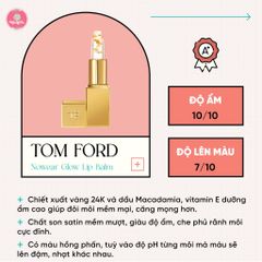 Tom Ford - Son Dưỡng 24K Gold #Z09 Soleil – Màu Hồng Baby (Ko Tđ)