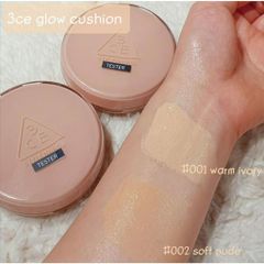 [KTD] Phấn Nước 3CE Glow Cushion SPF50+ PA+++ 15g  #001 Warm Ivory (Kèm lõi) - Da Sáng