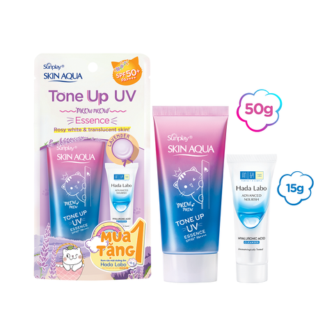 KCN Skin Aqua Tone Up UV Essence 50g #Rosy White