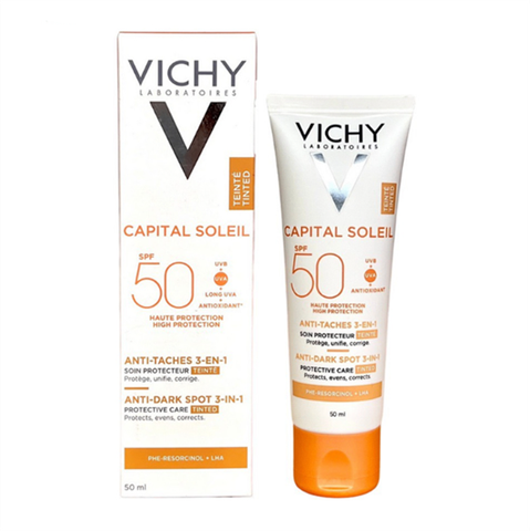 Vichy - KCN Anti-Dark Spots 3 in 1 50ml (Mẫu mới) #Gạch Nâu