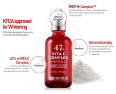 Tinh Chất Dưỡng Trắng Mờ Thâm Nám Histolab 47 Vita C Complex Ampoule Derma Science 50ml