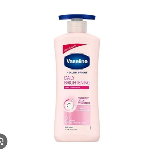 Sữa Dưỡng Thể Vaseline Healthy Bright Daily Brightening 725ml (Hồng Nắp Xanh)