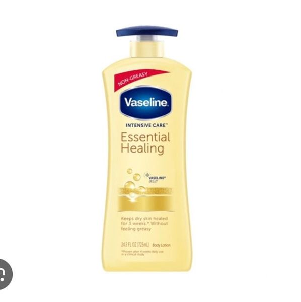 Sữa Dưỡng Thể Vaseline Intensive Care Essential Healing 725ml #Vàng Nắp Xanh