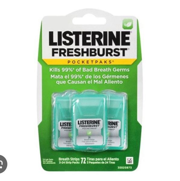 Miếng Ngậm Thơm Miệng Listerine Freshburst (72 miếng)