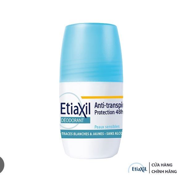 Lăn Khử Mùi EtiaXil Hàng Ngày Cho Mọi Loại Da 50ml (Nắp Xanh)