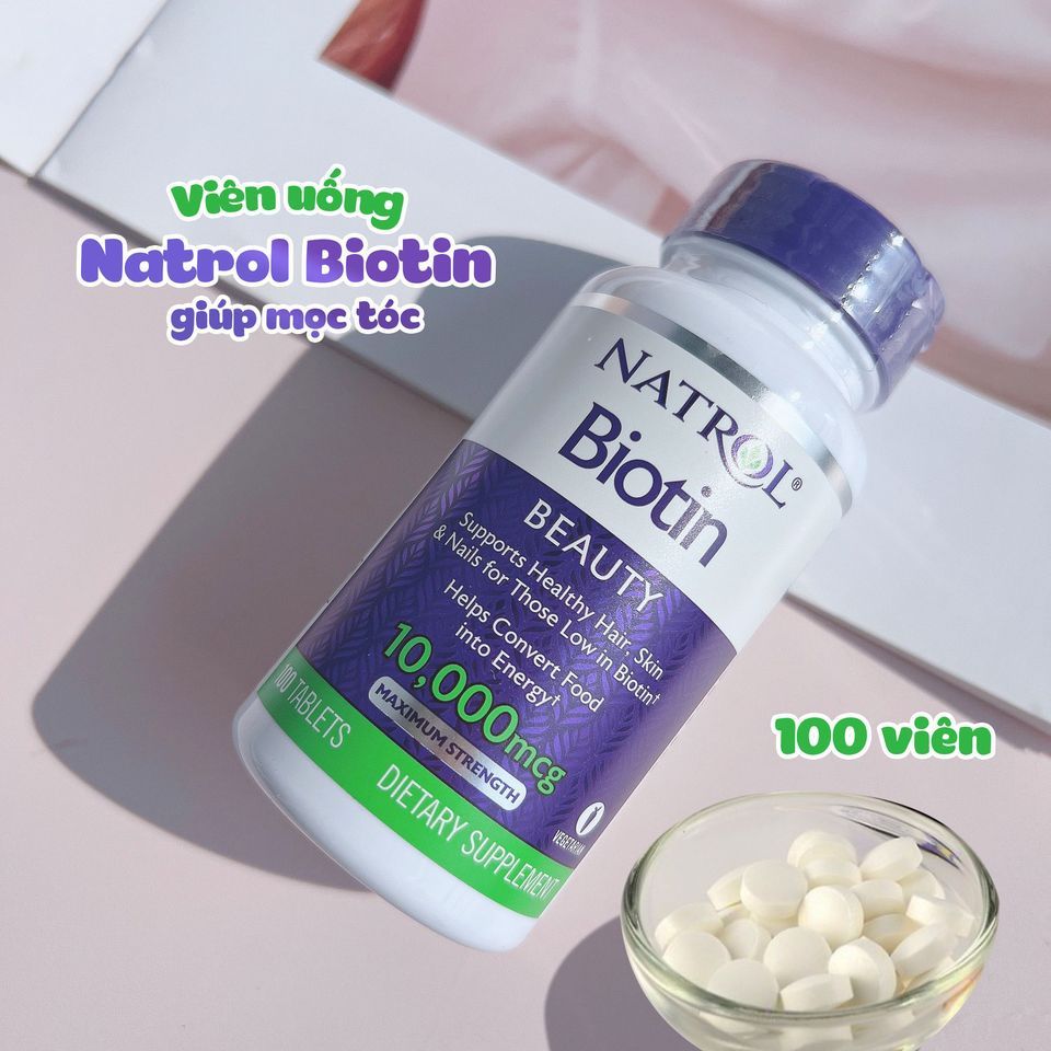 Viên Uống BIOTIN 10,000 mcg (Mẫu Mới)