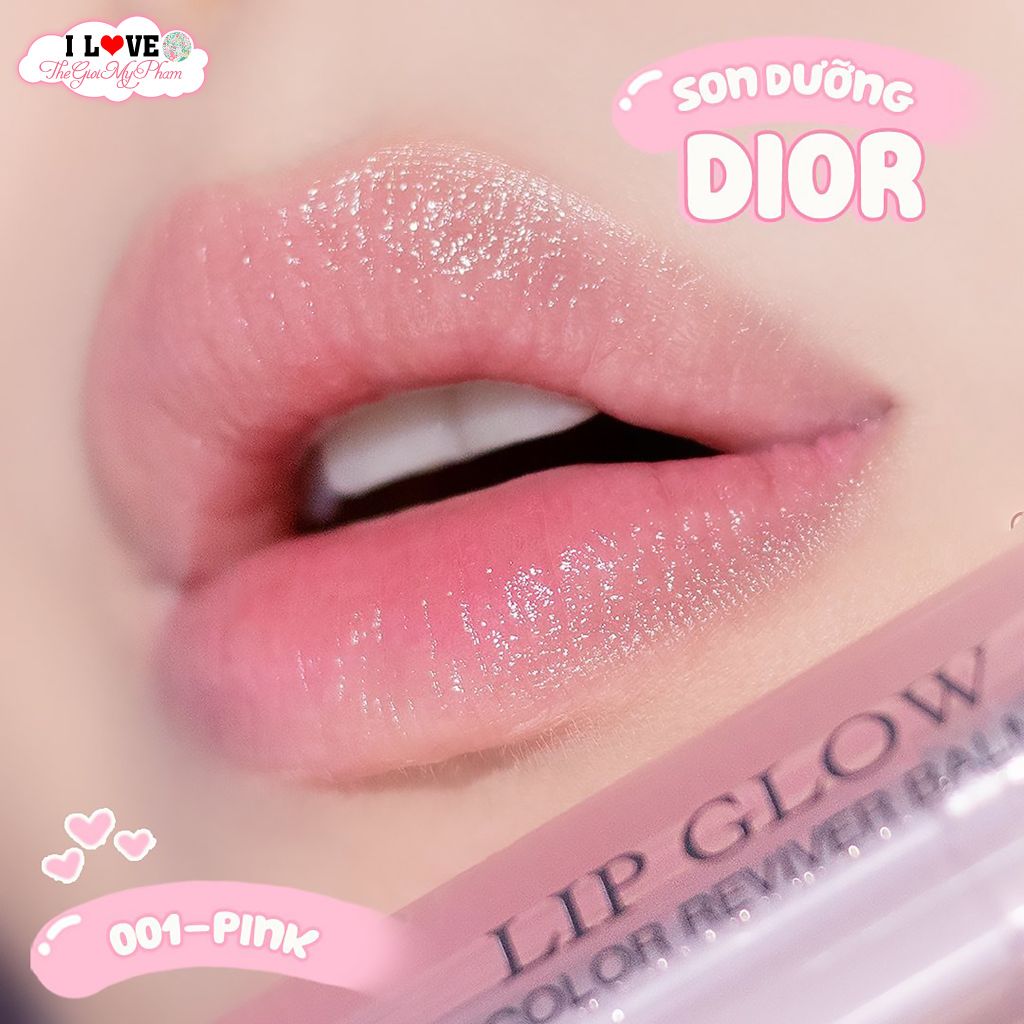 Dior - Son Dưỡng Addict Lip Glow #001 Pink (Mẫu Mới)