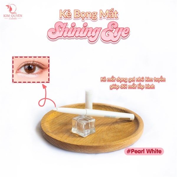 Kẻ Bọng Mắt Bắt Sáng Sivanna HF926 #1 Pearl White