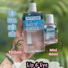 Nước Tẩy Trang Mắt Môi Maybelline 150ml