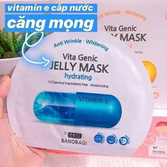 Mặt Nạ Banobagi Vita Genic Jelly Mask 30g #Vitamin E (Xanh Dương)